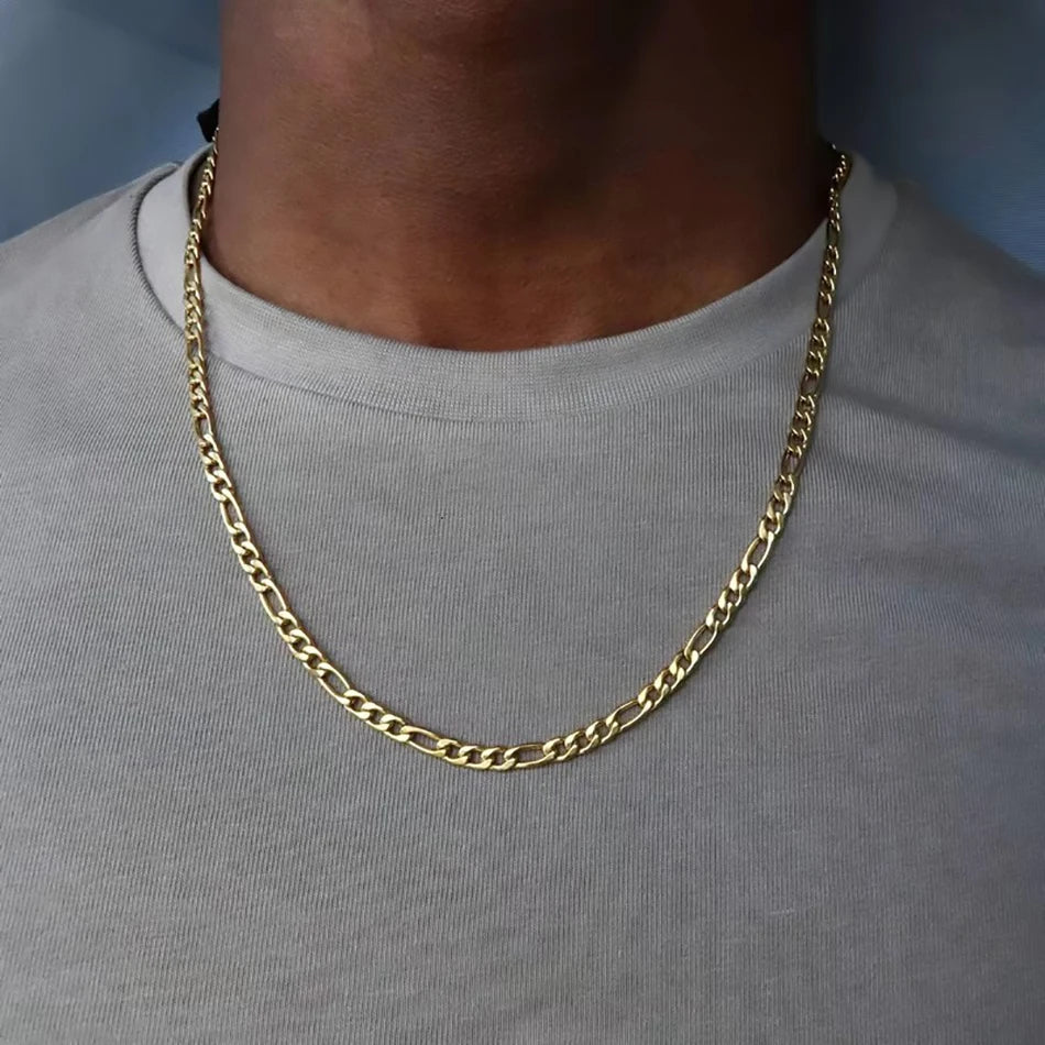 Exquisite Fashion 18K Gold Filled Necklace For Women & Men