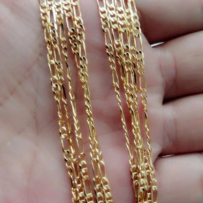Exquisite Fashion 18K Gold Filled Necklace For Women & Men
