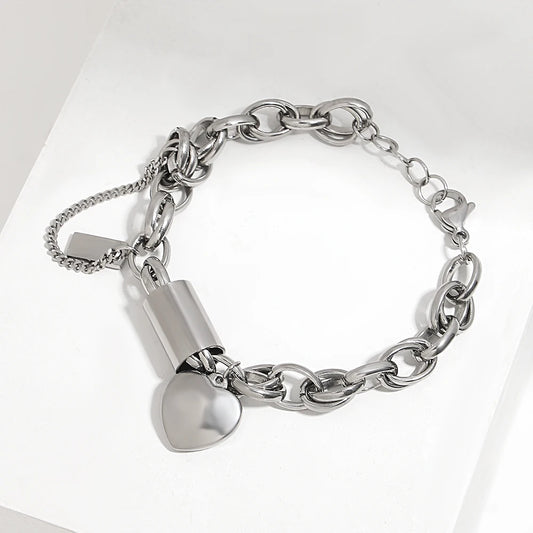 DZ Gold Thick Chain Bracelets for Women