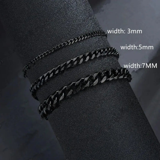 Cuban Chain Men’s Bracelet Classic Stainless Steel