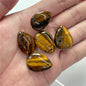 5pcs Water Drop Shape Natural Stone Pendant Accessory