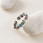 Minimalist 925 Sterling Silver Flower Rings for Women