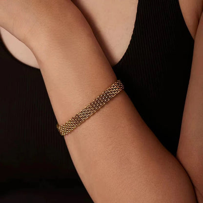 New Sterling Silver Bracelet Simple Style