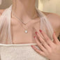 New Beads Women's Neck Chain Kpop Gold Pearl Choker Necklace