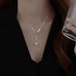 New Beads Women's Neck Chain Kpop Gold Pearl Choker Necklace